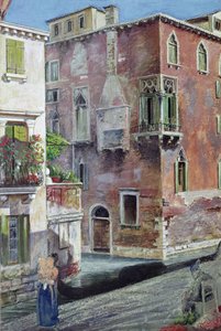 Uma cena em Veneza de Caspar Purdon Clarke